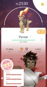 Pyroar Femea - Pokemon GO