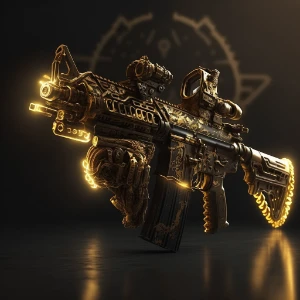 Up De Camuflagem Gold Na Arma Warzone 2 - Outros