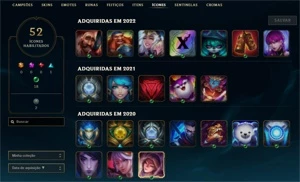 conta plat 1. conta existente há 3 anos. dono único. - League of Legends: Wild Rift LOL WR