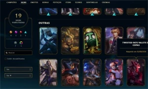 conta plat 1. conta existente há 3 anos. dono único. - League of Legends: Wild Rift LOL WR