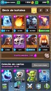 Conta clash royale. 3 lendárias