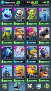 Conta clash royale. 3 lendárias