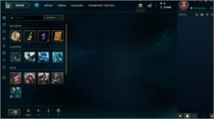 CONTA 20K EA PRATA 1 COM SKINS LENDARIAS NOS ESPOLIOS - League of Legends LOL
