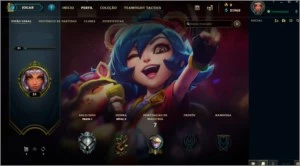 CONTA 20K EA PRATA 1 COM SKINS LENDARIAS NOS ESPOLIOS - League of Legends LOL