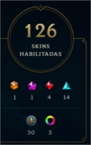 Conta de LOL All Champs +100 skins + IP troca de nick - League of Legends
