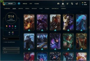 Conta lol, varias skins, level 158. - League of Legends