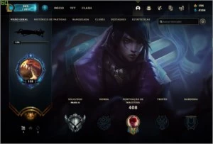Conta lol, varias skins, level 158. - League of Legends
