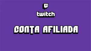 Contas Twitch Afiliada com 17 dolares acumulados!  - Redes Sociais