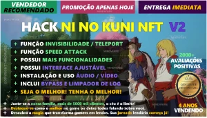 HACK NI NO KUNI NFT V2 🚀 100% INDETECTÁVEL E RECOMENDADO