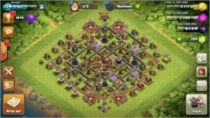 Conta CV 10 clash of clans