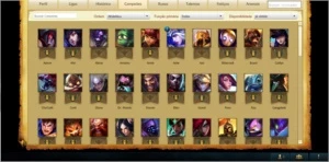 CONTA 75 CAMPEÕES E 23 SKINS - League of Legends LOL