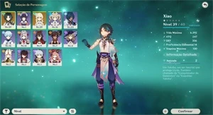 Xiao + Espada Celestial Reroll - Genshin Impact