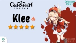 ✨ GENSHIN IMPACT CONTA COM KLEE 5⭐ AR5-10 ✨