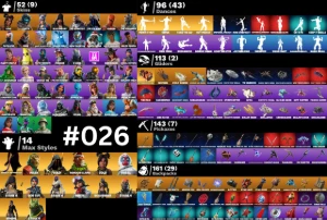 Contas de Fortnite | 52 skins | Santa Dogg | Sidewinder