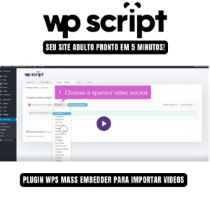 Tema Retrotube + Importar Vídeos em Massa Original Wpscript - Vídeos e Cortes Cortes Virais