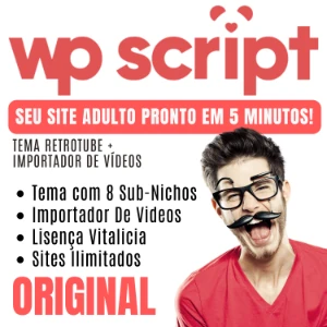 Tema Retrotube + Importar Vídeos em Massa Original Wpscript - Vídeos e Cortes Cortes Virais