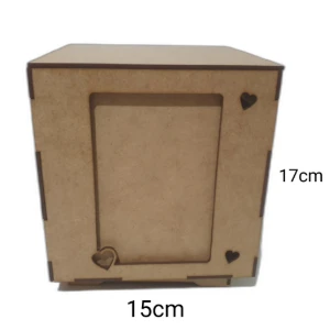 Porta retrato giratório MDF, caixa com tampa - Artesanato e Personalizados