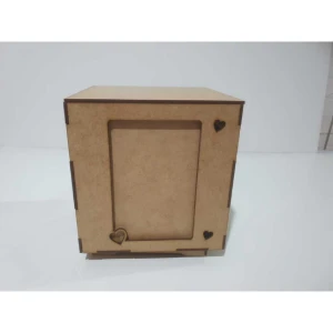 Porta retrato giratório MDF, caixa com tampa - Artesanato e Personalizados