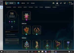 CONTA NO LOL COM 274 SKINS, MUITOS CROMAS - League of Legends