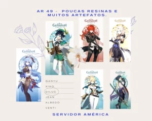 Conta Genshin 6 Personagens ⭐⭐⭐⭐⭐ - Genshin Impact