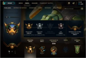 CONTA GOLD 3 / 41 SKINS / 81 CHAMPS! - League of Legends LOL