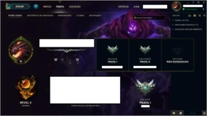 Conta League Of Legends - Prata 2 - 130 Campeoes + 130 Skins LOL