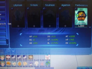 Conta Ldmo 151 Tamer Servidor omega-la - Digimon Masters Online