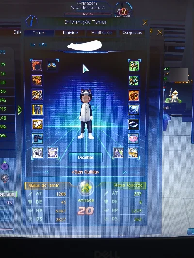 Conta Ldmo 151 Tamer Servidor omega-la - Digimon Masters Online
