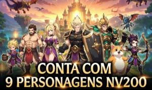 Dofus 1 char nv200 (server TK) / 8 char nv200 (server Draco)