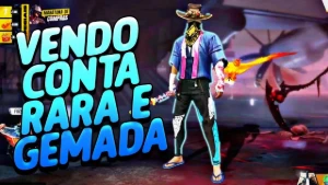 Conta free fire gemada + 300 diamantes