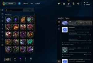 Conta League of legends Platina 2 com 183 skins e mais ! LOL