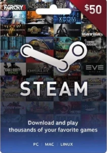 Steam Gift Card 50$ - Gift Cards