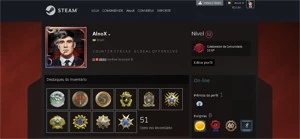 CONTA CSGO - 13 MEDALHAS - 6.9K HORA JOGO + INFO NA DESCRI - Counter Strike
