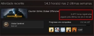 CONTA CSGO - 13 MEDALHAS - 6.9K HORA JOGO + INFO NA DESCRI - Counter Strike
