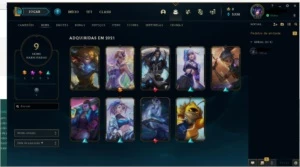 Conta diamante IV, com skin ultimate - League of Legends LOL
