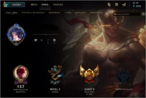 Conta de League of legends !! Ouro V LOL