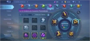 CONTA MOBILE LEGENDS 42 SKINS - SKIN KOF LEONA