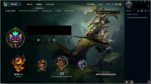 Conta LoL Lvl 30 Unranked - League of Legends