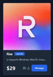 HACK MINECRAFT RISE CLIENT LIFETIME ORIGINAL (Vantage.Rip)