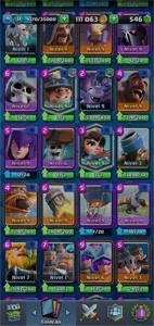 Conta de Clash Royale antiga lvl11