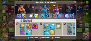 Cv15 7750 Gemas - 3 Equipamentos Epicos - Clash of Clans