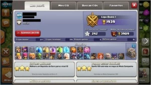 CV9 - LVL 109 - CHANGE NAME - 3K + GEMA - 5  CONSTRUTOR - Clash of Clans