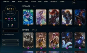 Vendo Conta League of Legends LOL