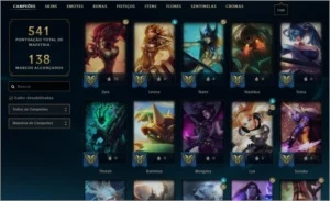 Vendo Conta League of Legends LOL