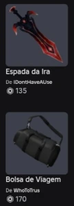 Conta de Roblox com várias gamepass