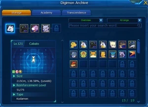 CONTA TOP - NADMO - ZeedMillenniummon(BUG) / Sleipmon X /AOX - Digimon Masters Online