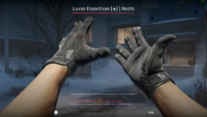 Luvas Esportivas (★) | Nocts pattern tier 1 double black 840 - Counter Strike CS