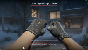 Luvas Esportivas (★) | Nocts pattern tier 1 double black 840 - Counter Strike CS