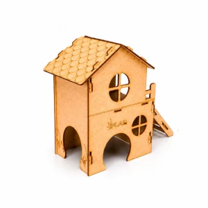 Casinha Loft 2 Andares para Hamster - Flap Pet - Artesanato e Personalizados