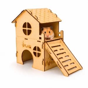 Casinha Loft 2 Andares para Hamster - Flap Pet - Artesanato e Personalizados